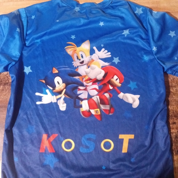 Kids Blue Star Graphic Tee Size Kid Large - Picture 1 of 6
